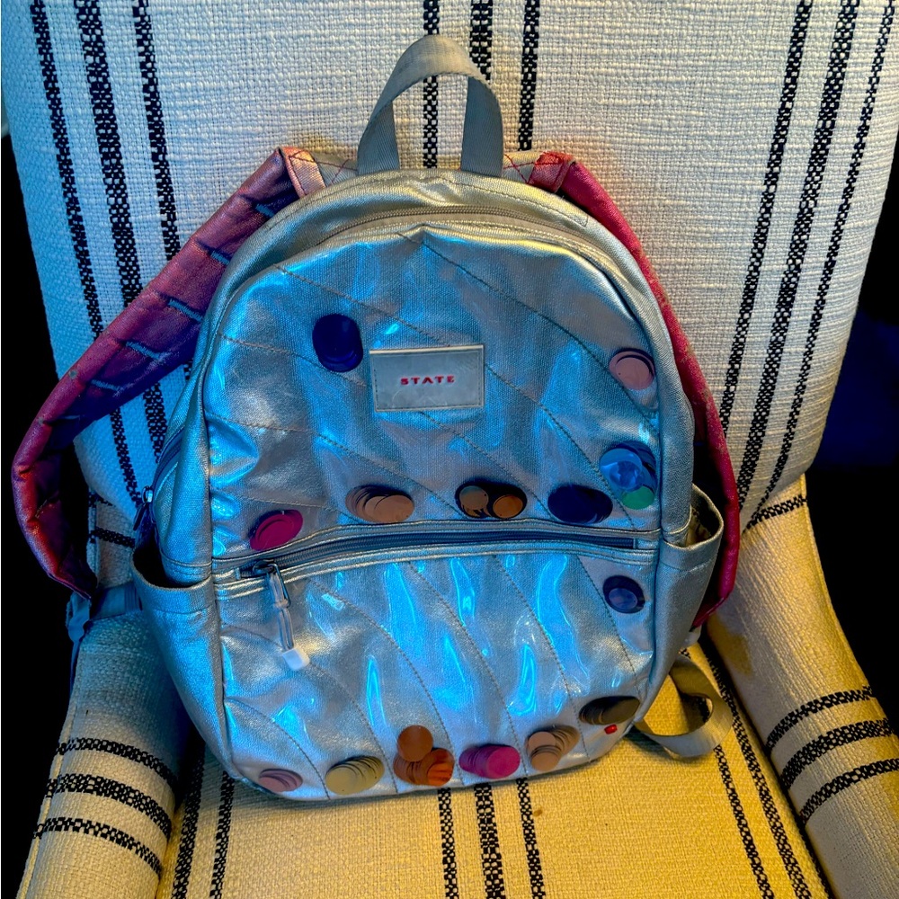 STATE signature backpack recommended for Kindergarten- 3rd grade.